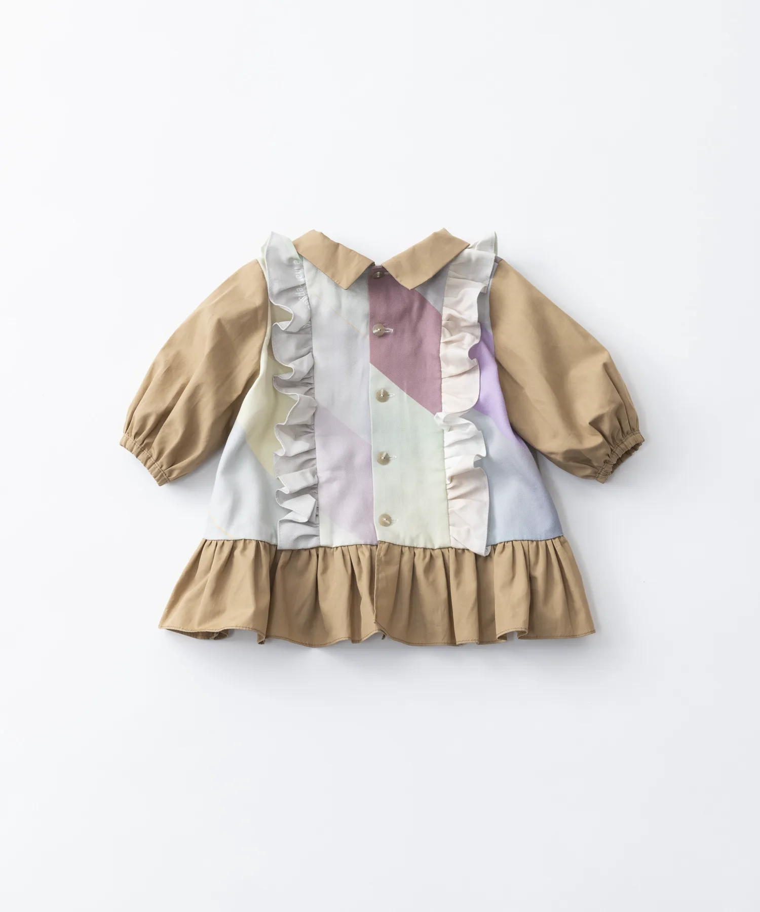 картинка ТУНИКА AURORA С ОБОРОЧКАМИ Tricote, 87BROWN от магазина Одежда+