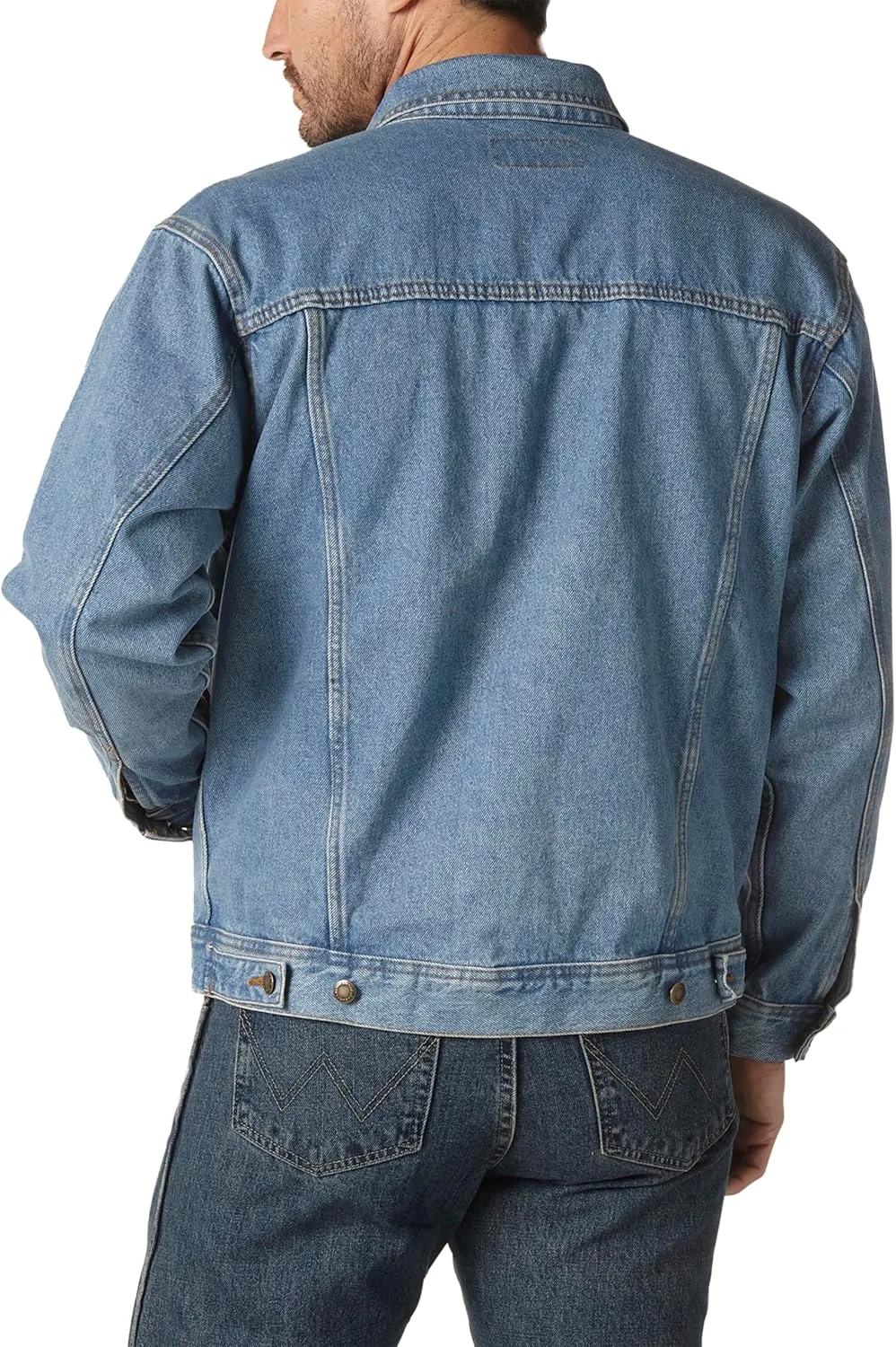 картинка Джинсовая куртка Wrangler Rugged Wear без подкладки, индиго от магазина Одежда+