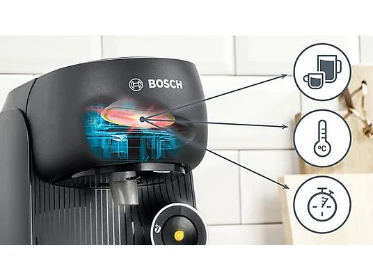 картинка Кофемашина капсульная Bosch TAS162E Tassimo Finesse Friendly, черный от магазина Одежда+