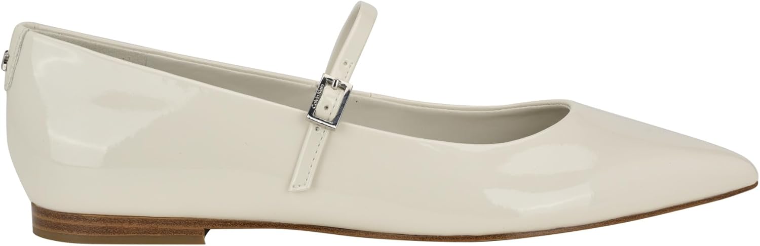 картинка Женские балетки Calvin Klein Kamryn, Ivory Patent 150 от магазина Одежда+