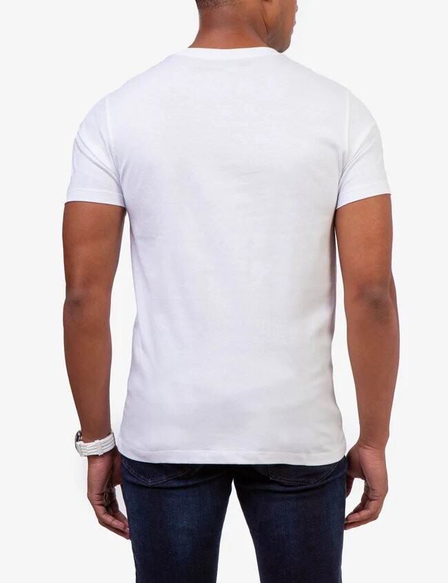 картинка Футболка U.S. Polo Assn Solid Crew Neck, белый от магазина Одежда+