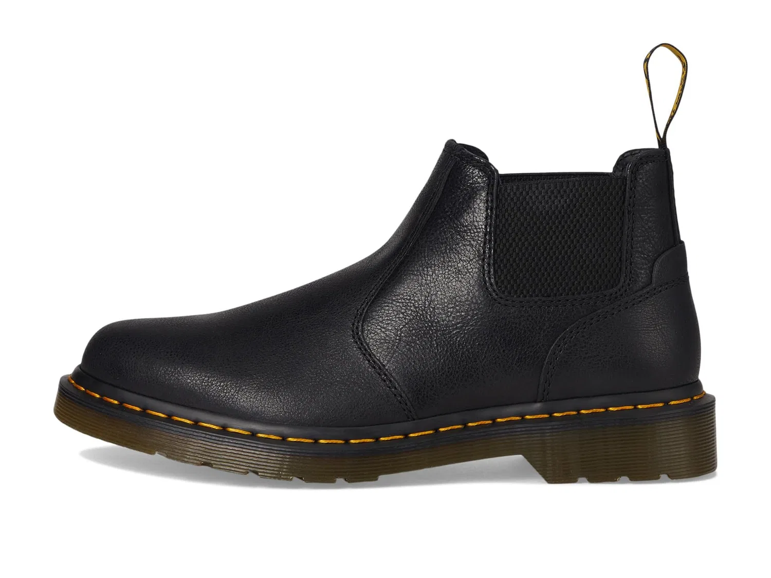 картинка Ботинки-челси Dr. Martens 2976 Lo Chelsea, кожаные, черные от магазина Одежда+