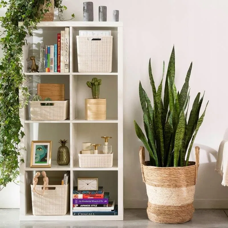 картинка Прямоугольная корзина 36x28x23 см Jute Curver, Экрю от магазина Одежда+