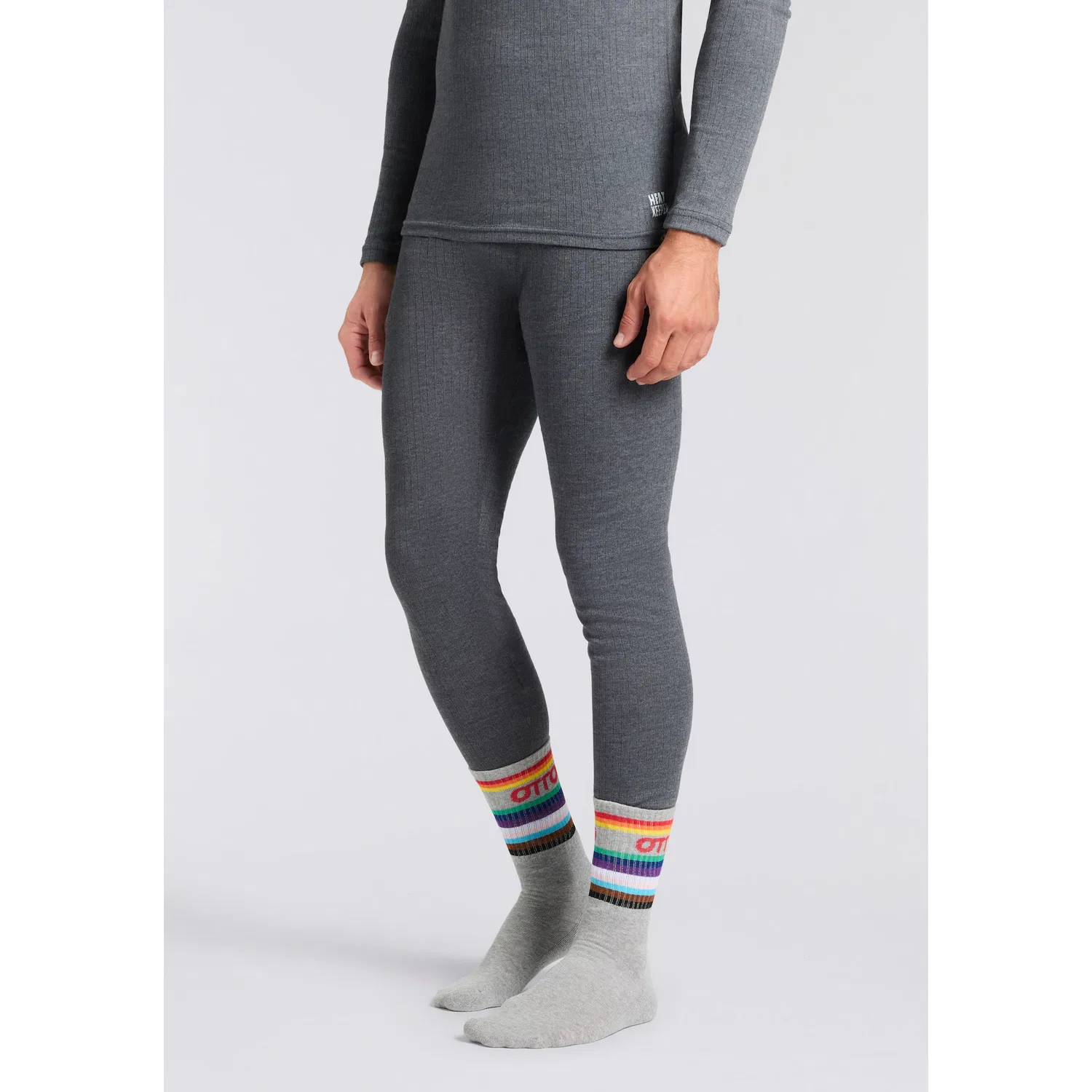 картинка Мужские термолеггинсы Long John Heatkeeper, Gray Melange от магазина Одежда+