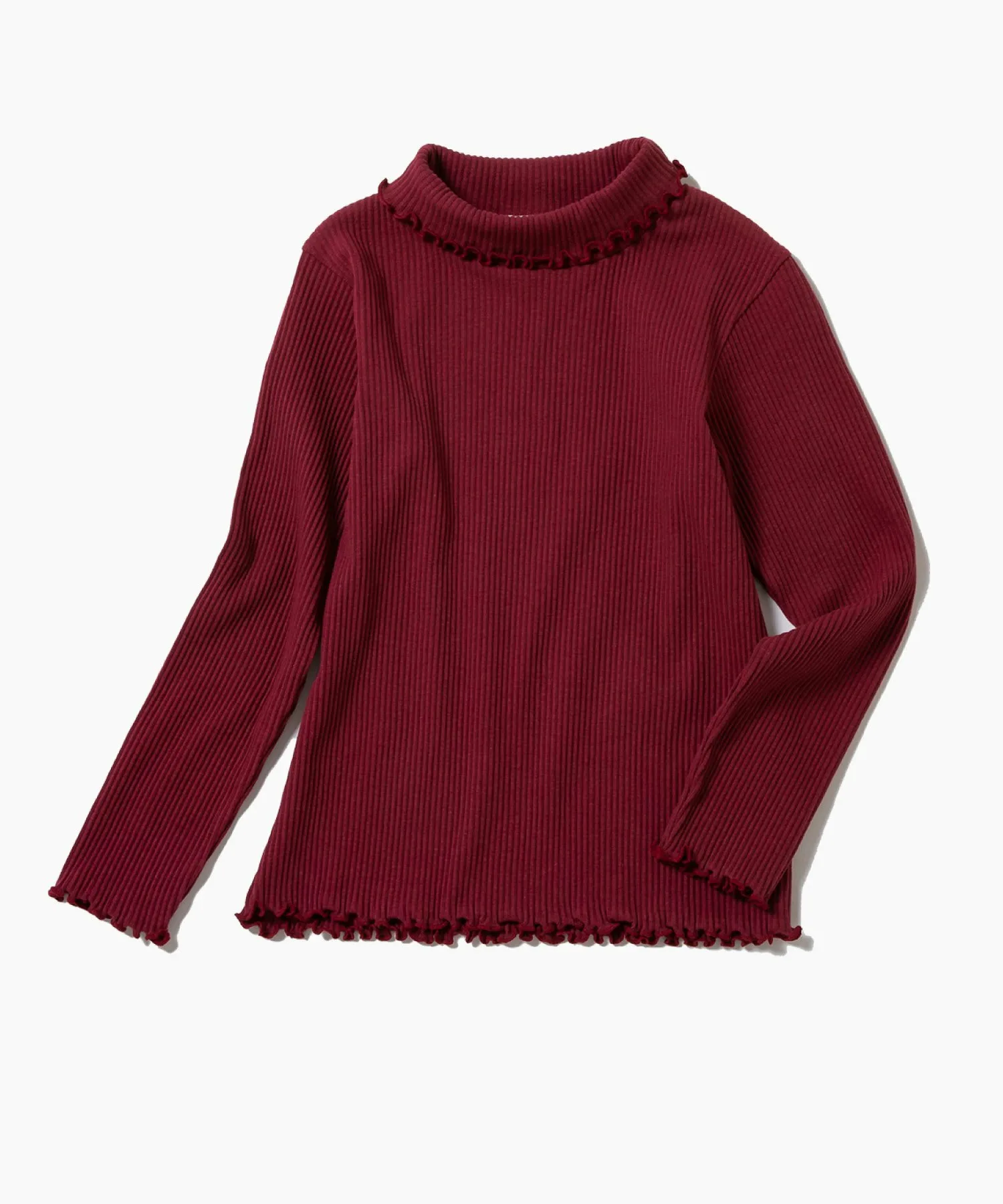 картинка Водолазка в рубчик Ever Closet, Wine Red от магазина Одежда+