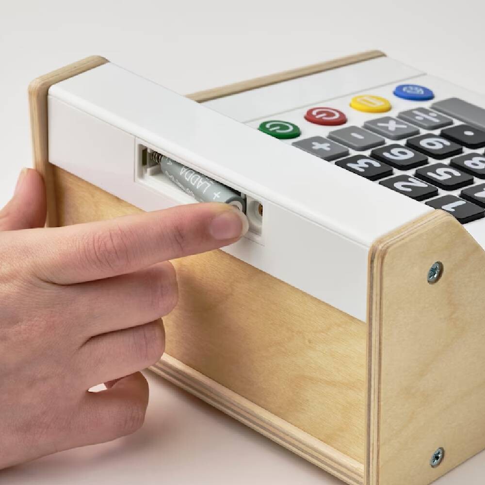 картинка Игрушечный кассовый аппарат Ikea Duktig, белый от магазина Одежда+