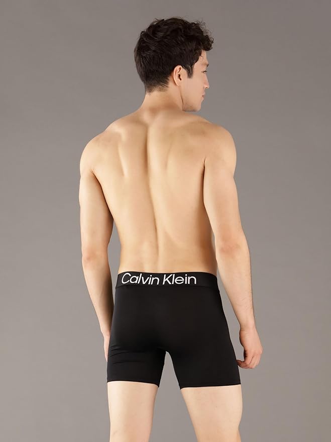 картинка Набор мужских боксеров Calvin Klein Microfiber, 3 предмета, черный от магазина Одежда+
