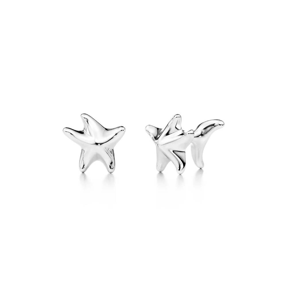 картинка Запонки Tiffany & Co. Starfish, серебро от магазина Одежда+