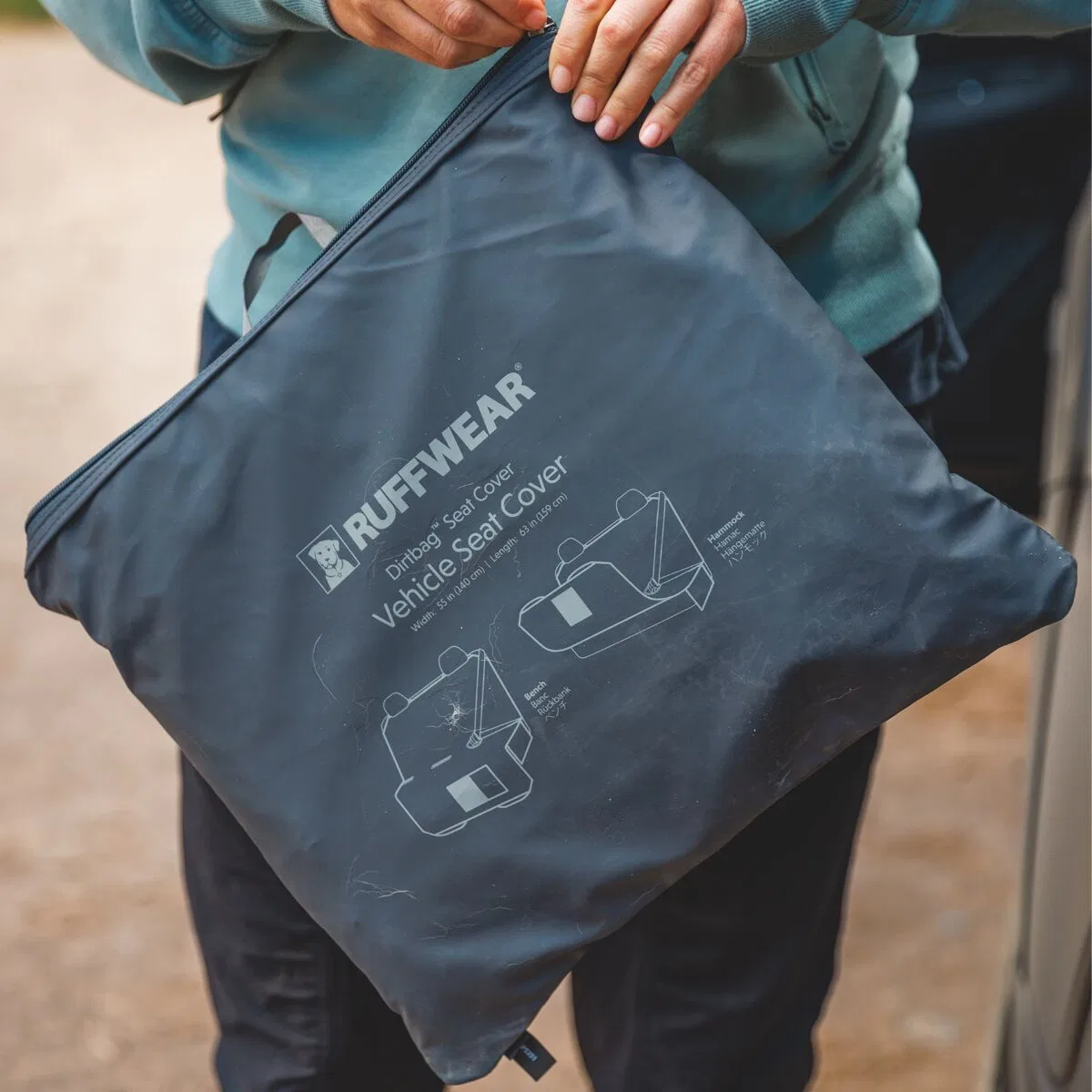 картинка Чехол на сиденье для собак Dirtbag Ruffwear, Basalt Gray от магазина Одежда+