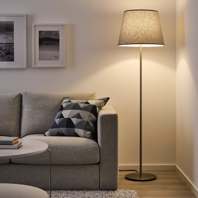 картинка Основание напольной лампы Ikea Skaftet, никелированный от магазина Одежда+