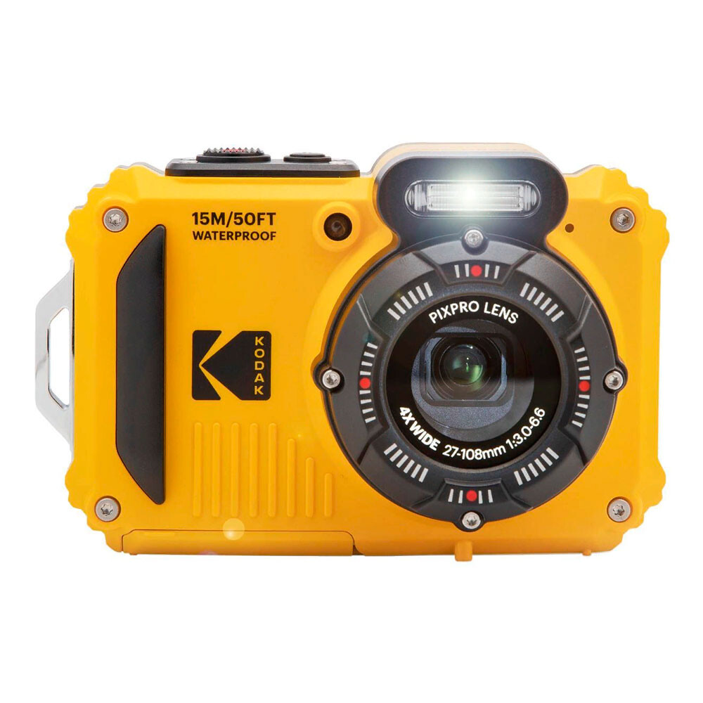 картинка Цифровой фотоаппарат Kodak PixPro WPZ2, водонепроницаемый, ударопрочный, жёлтый от магазина Одежда+