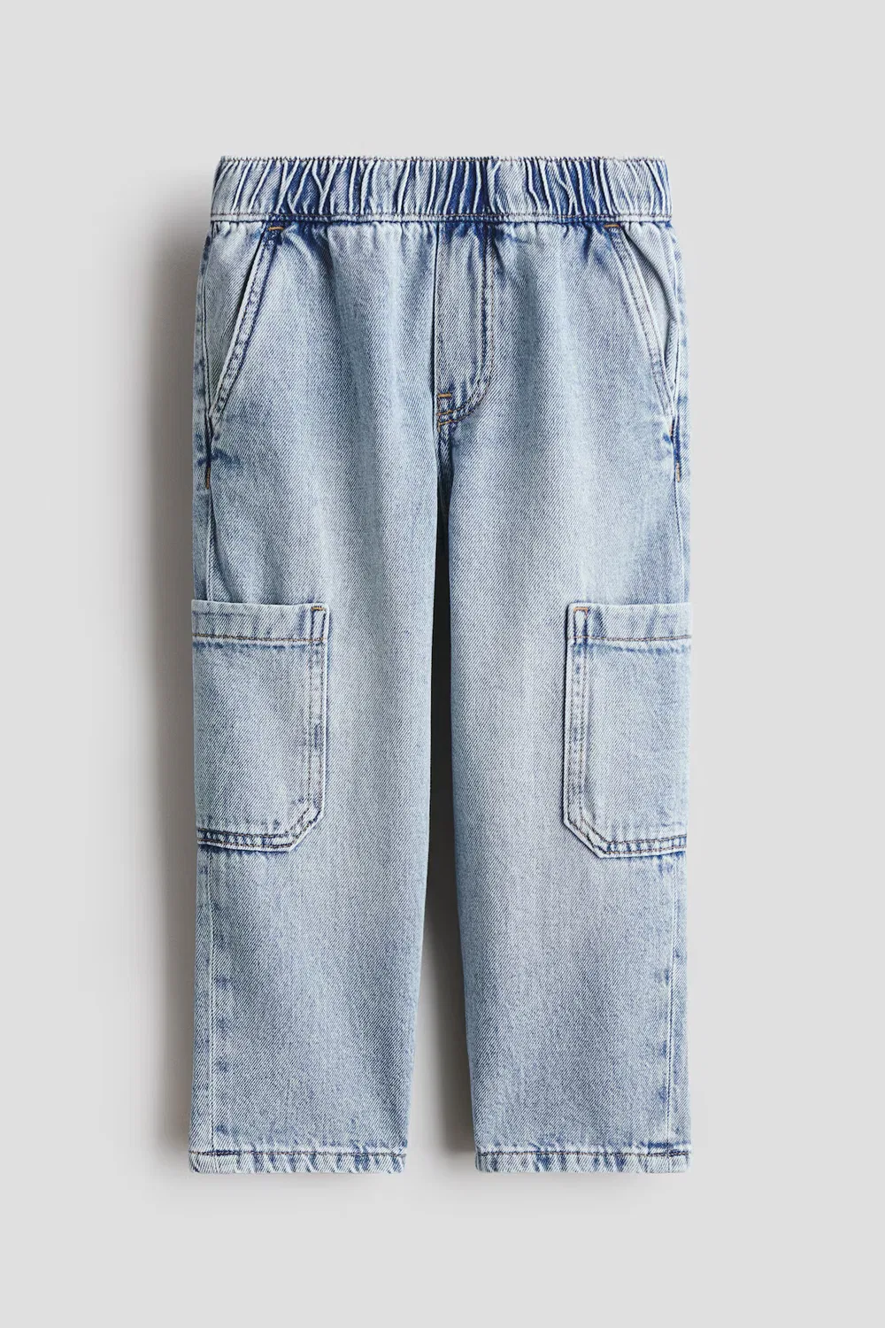картинка Джинсовые брюки-карго H&M, Blasses Denimblau от магазина Одежда+