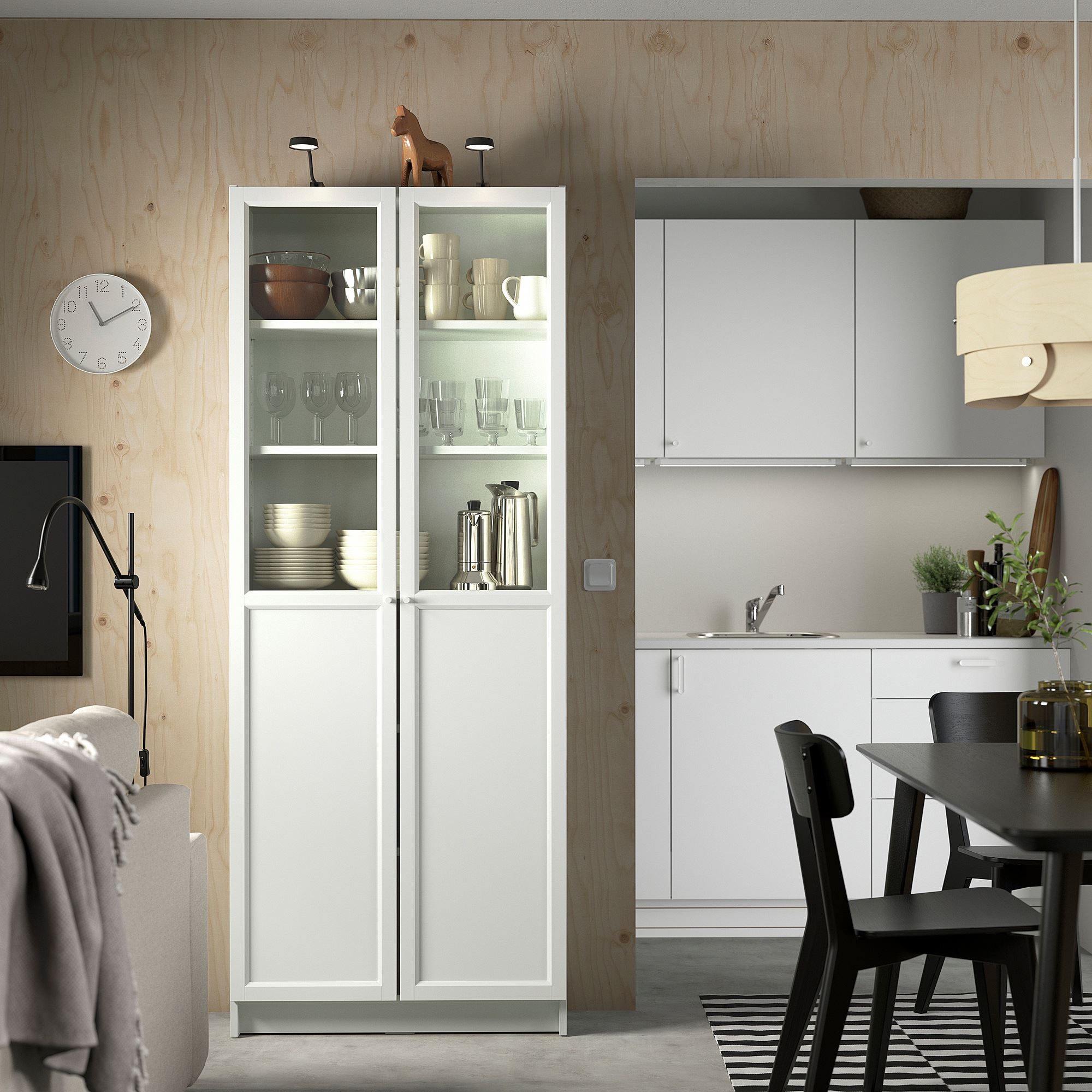 картинка Дверь книжного шкафа OXBERG IKEA, 40x192 см от магазина Одежда+