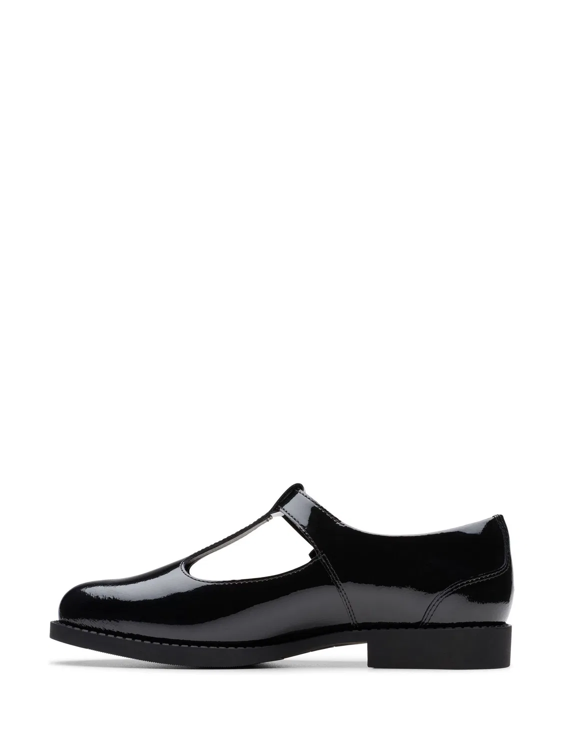 картинка Туфли Clarks Tapa Hope, Мэри Джейн, черный лакированный от магазина Одежда+