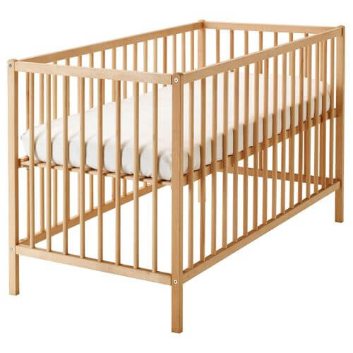 картинка Кроватка детская Ikea Singlar, 60x120 см, бук от магазина Одежда+