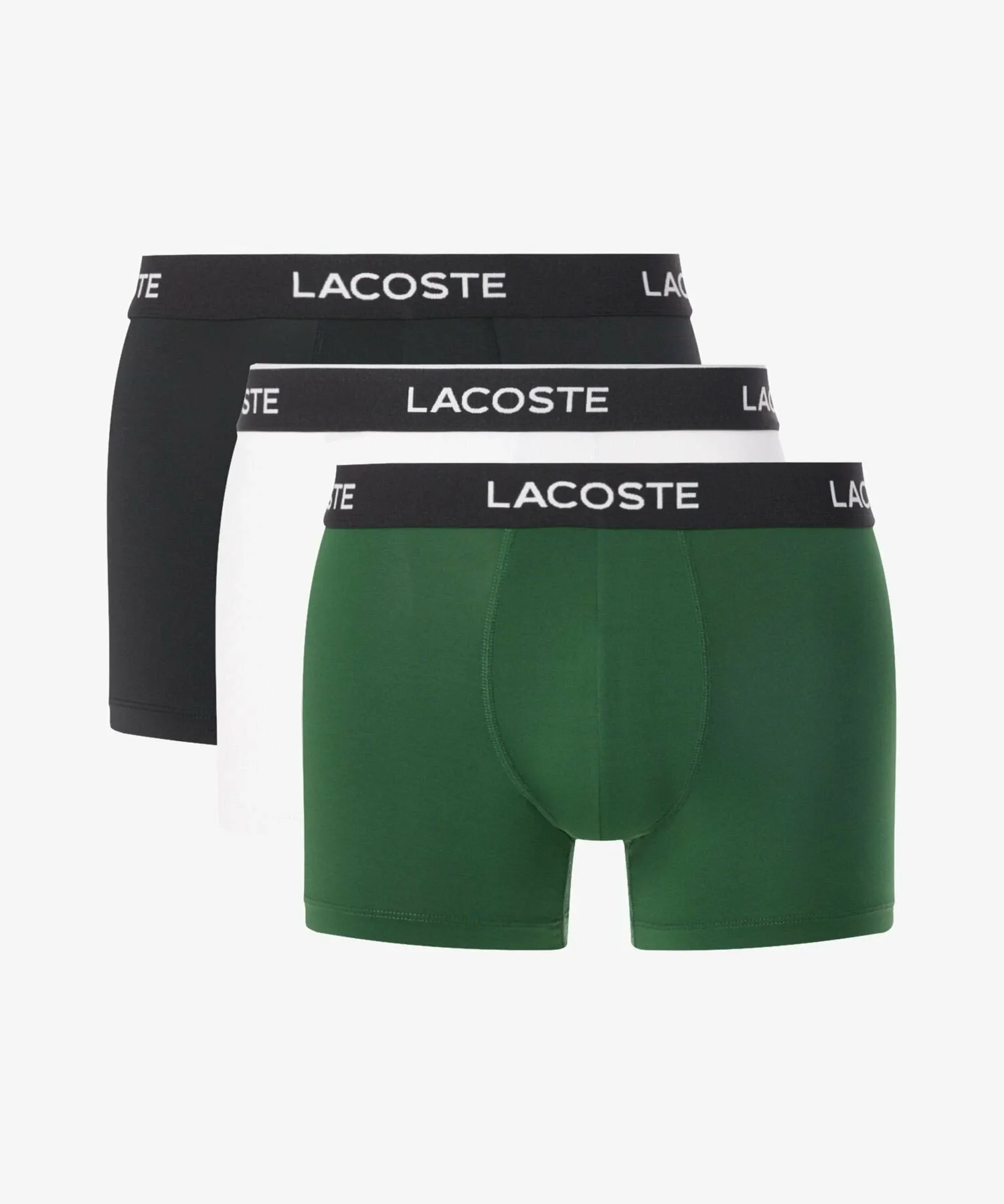 картинка Трусы-шорты Lacoste 3P Brand, микрофибра, зеленый от магазина Одежда+