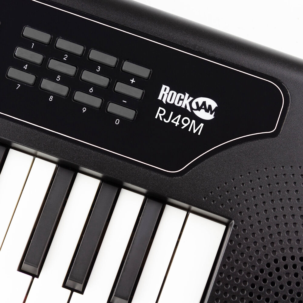 картинка RockJam 49-Key Keyboard Piano with Lesson Book RJ49M от магазина Одежда+