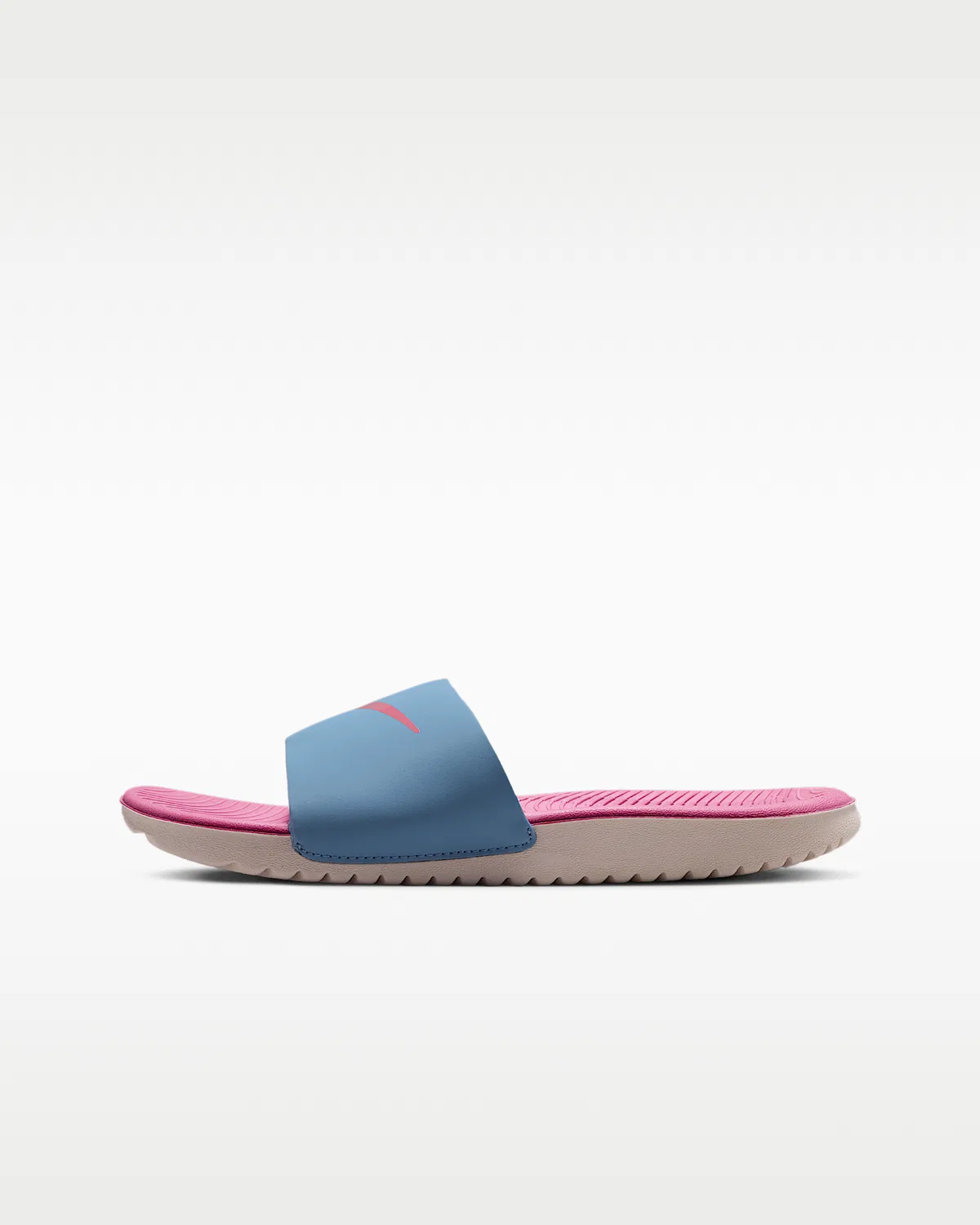 картинка Детские слайды Nike Kawa, Work Blue/Chalk/Peony от магазина Одежда+