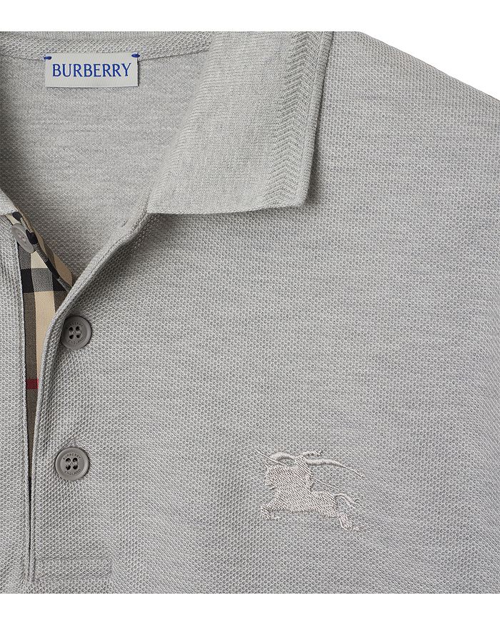 картинка Поло Burberry Eddie Slim Fit Piqu?, светло-серый от магазина Одежда+