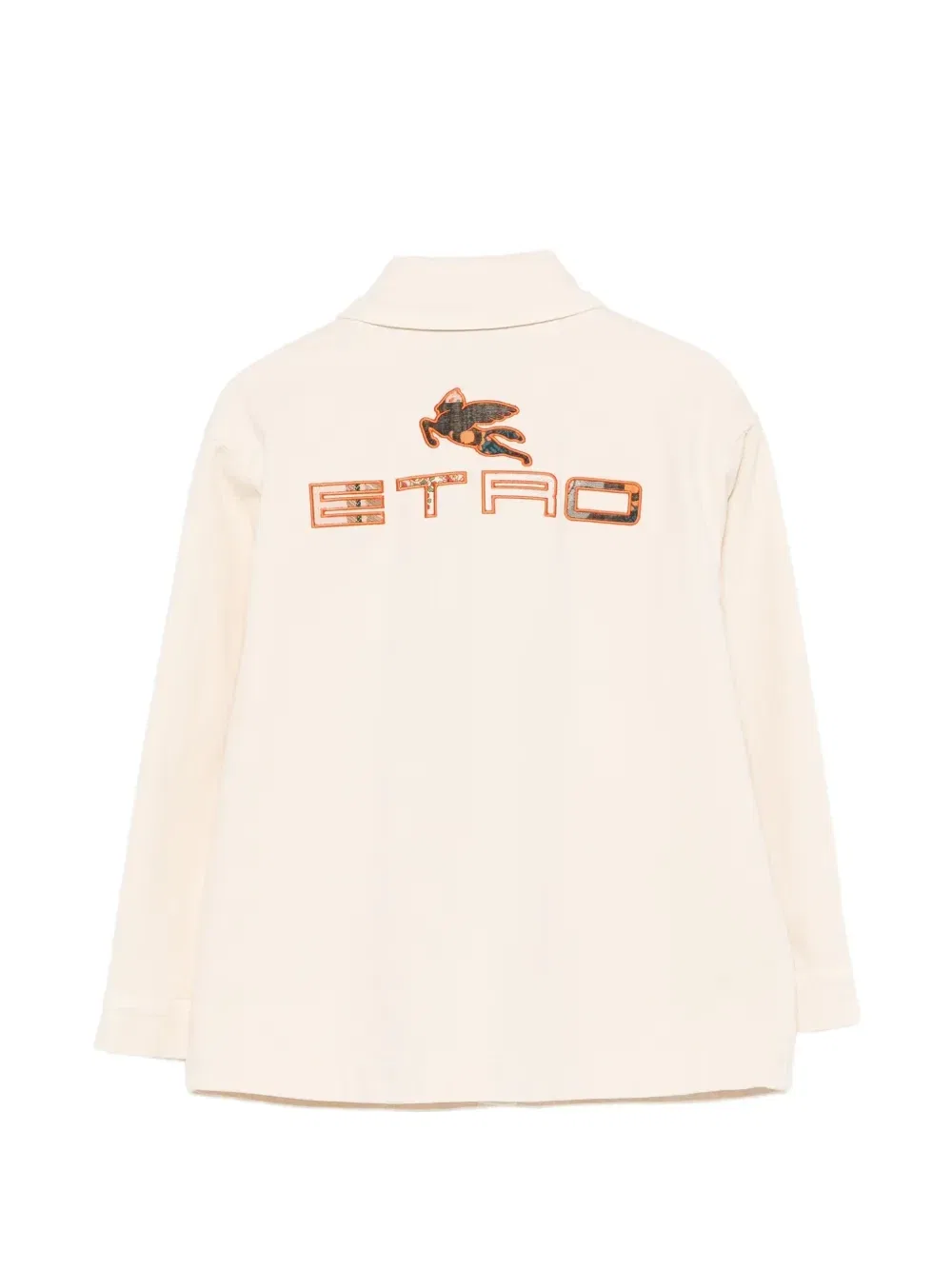 картинка Куртка с вышивкой в виде Пегаса Etro Kids, бежевый от магазина Одежда+