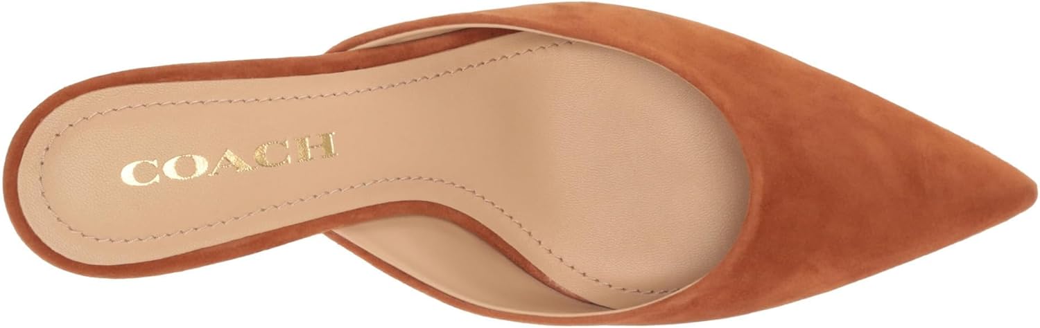 картинка Женские мюли Coach Renn из кожи, Burnished Amber от магазина Одежда+
