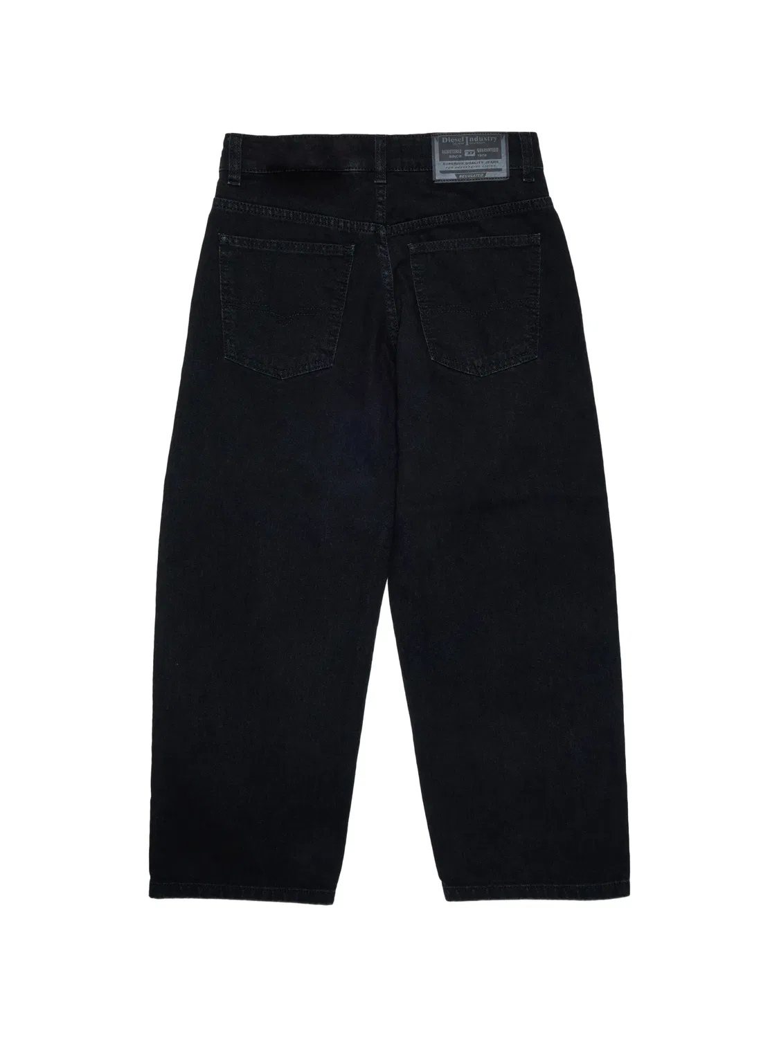 картинка Широкие джинсы Diesel Kids, черный от магазина Одежда+