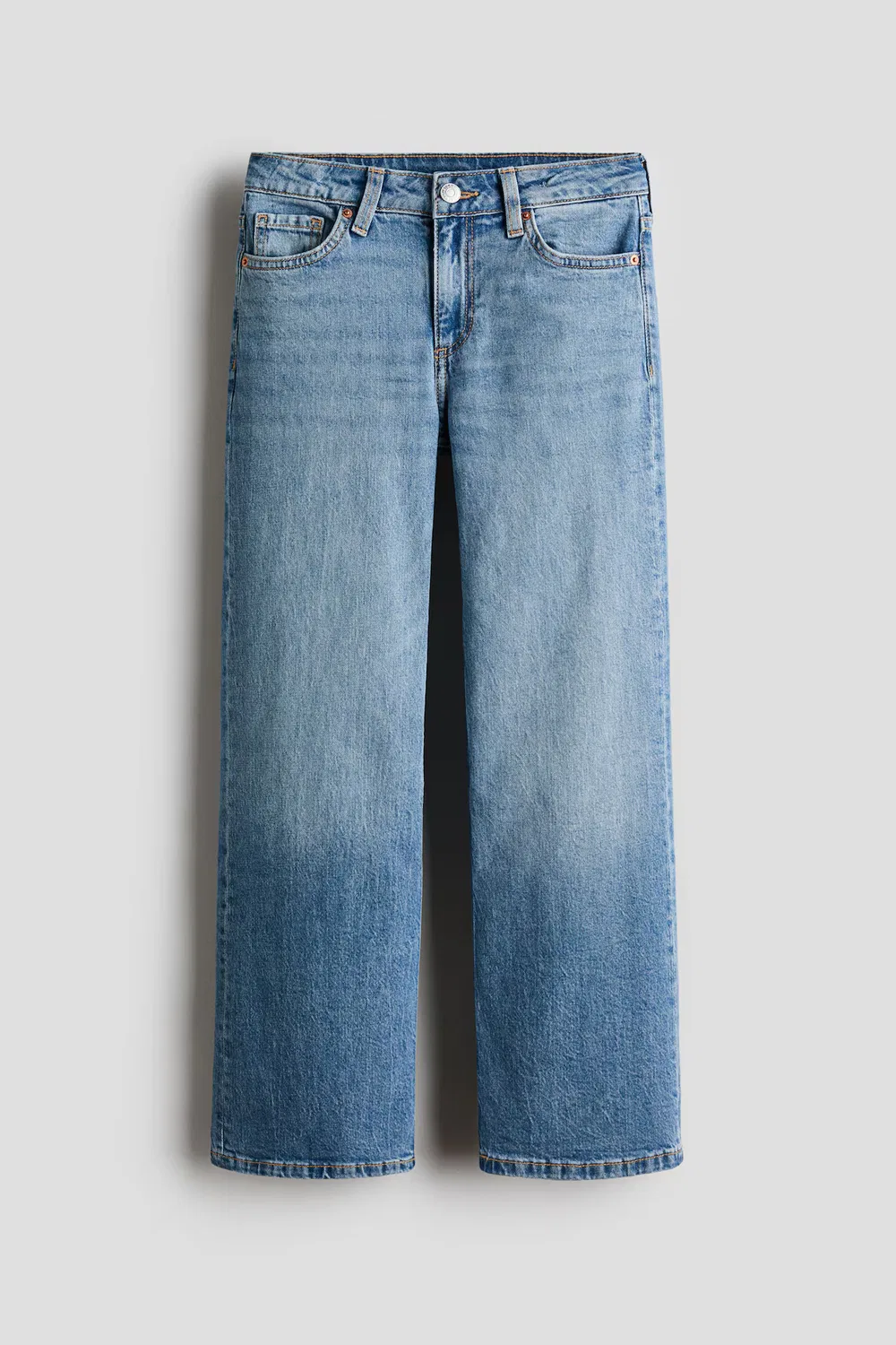 картинка Джинсы с широкими штанинами H&M, Denimblau от магазина Одежда+