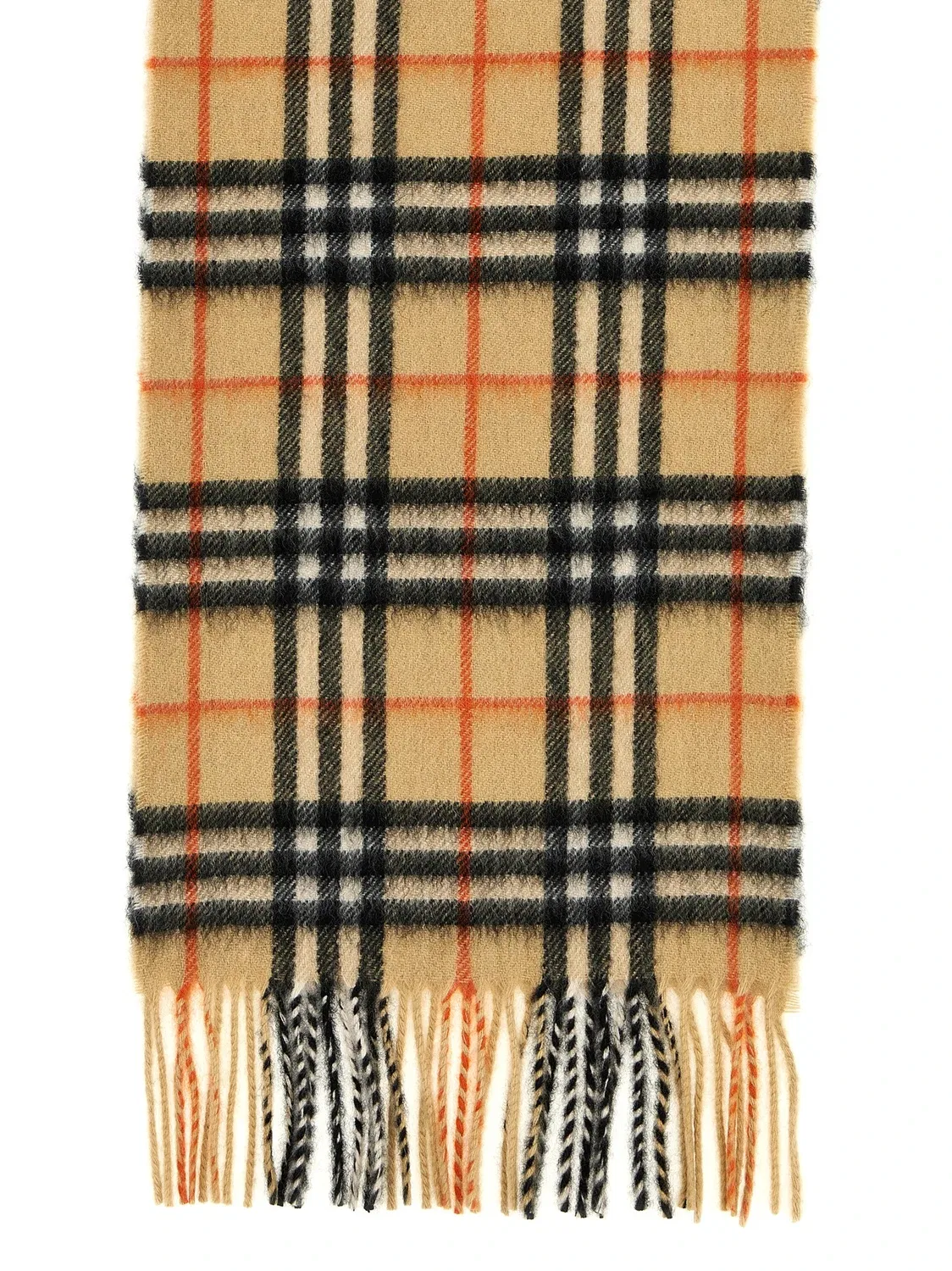 картинка Шарф в клетку BURBERRY, бежевый от магазина Одежда+