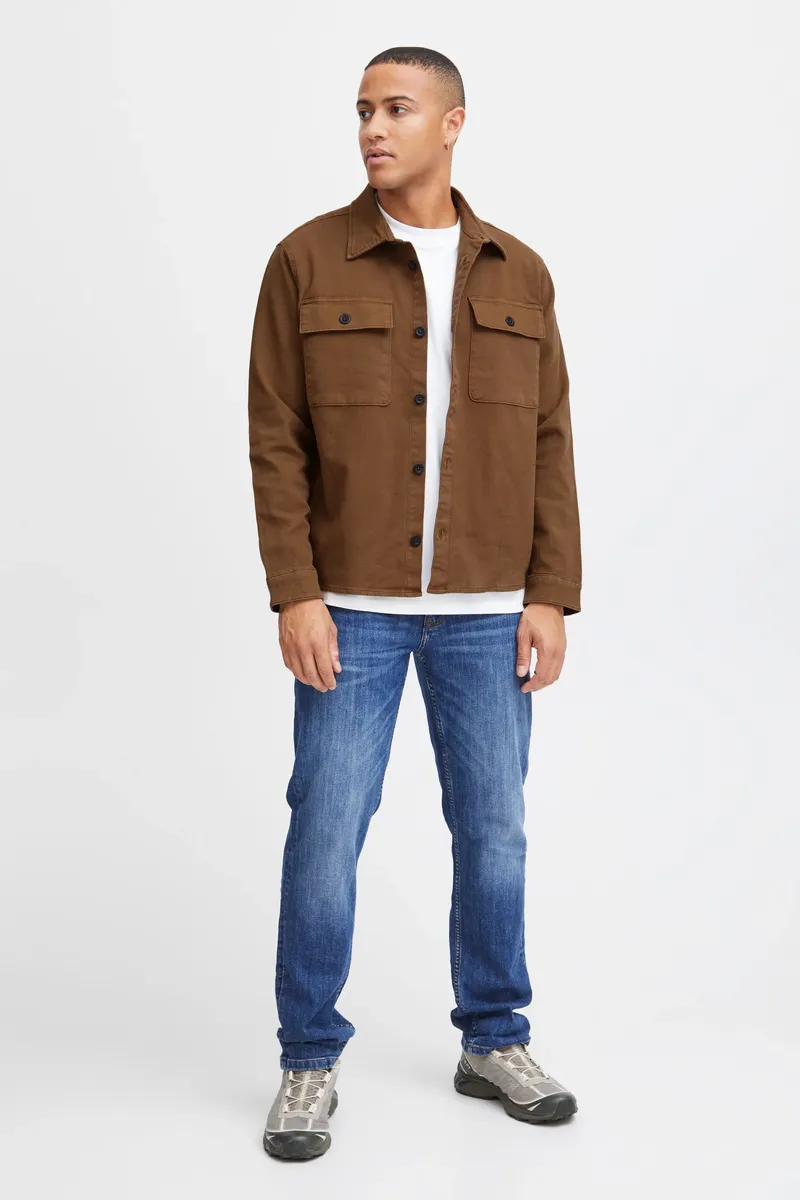 картинка Куртка-рубашка из смесового материала "BLEND BHJacket", цвет Toffee от магазина Одежда+