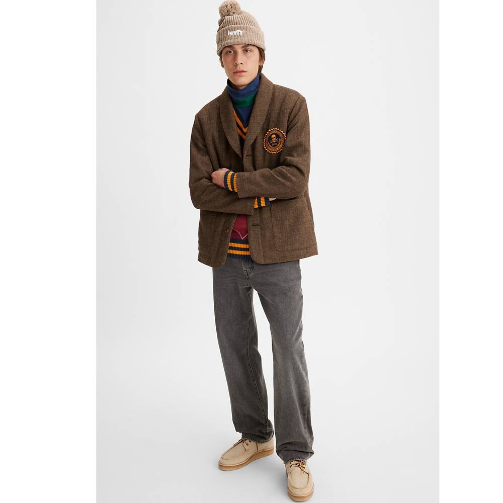 картинка Мужские джинсы Levi's Levi' Premium 568 Loose Straight, серый от магазина Одежда+