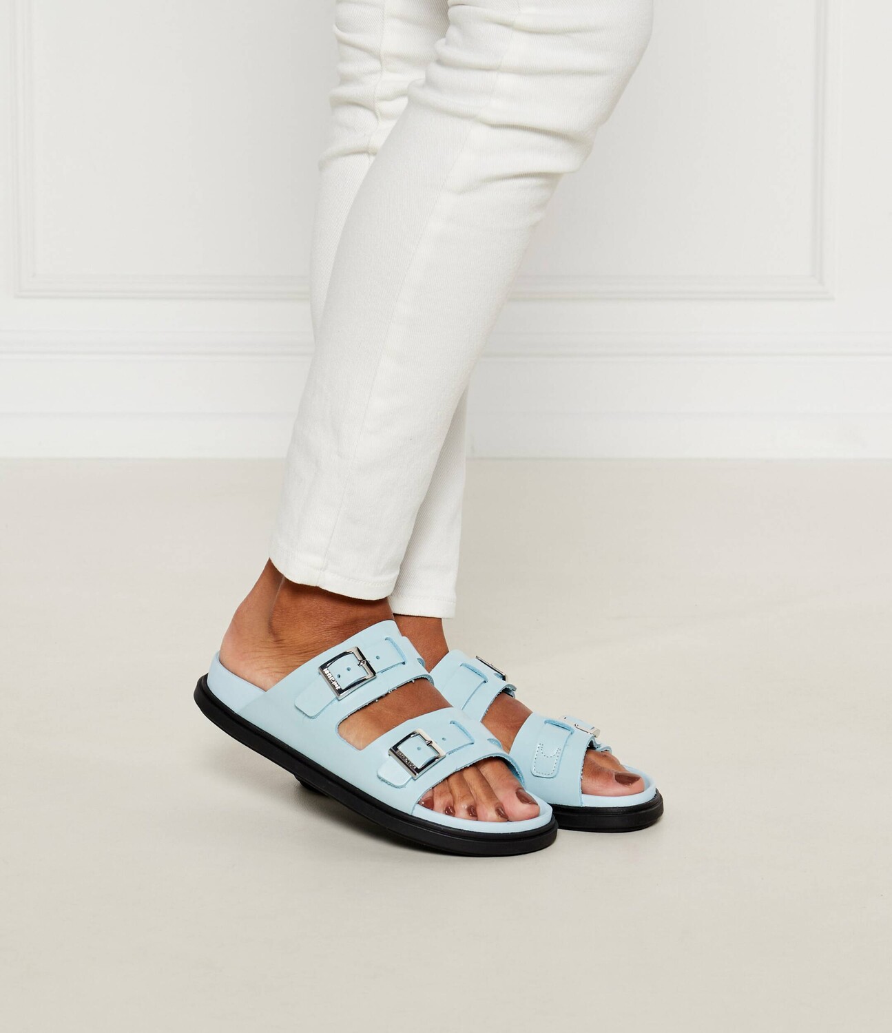 картинка Шлепанцы Birkenstock ST BARTHS, небесно-голубой от магазина Одежда+