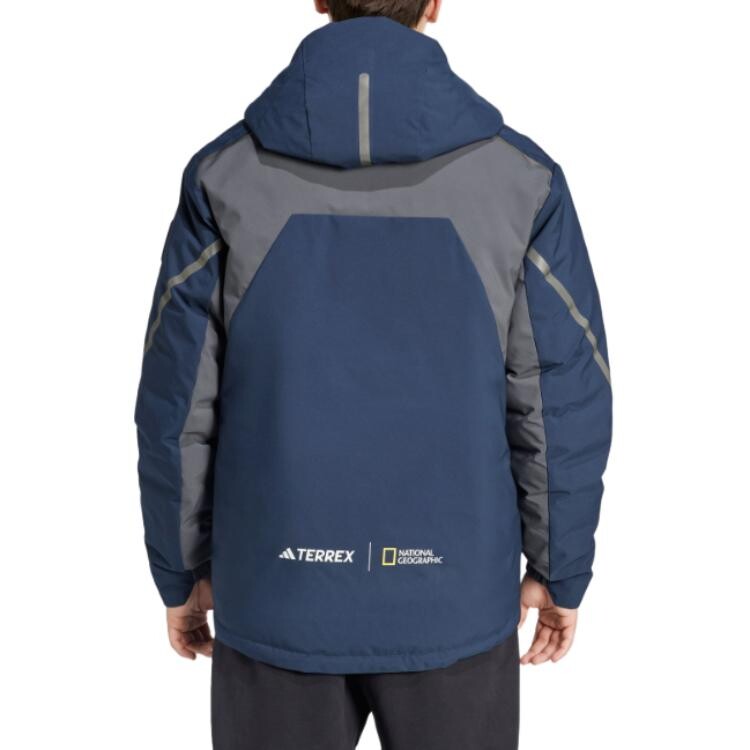 картинка Куртка Adidas Terrex National Geographic Insulated Reversible, темно-серый от магазина Одежда+