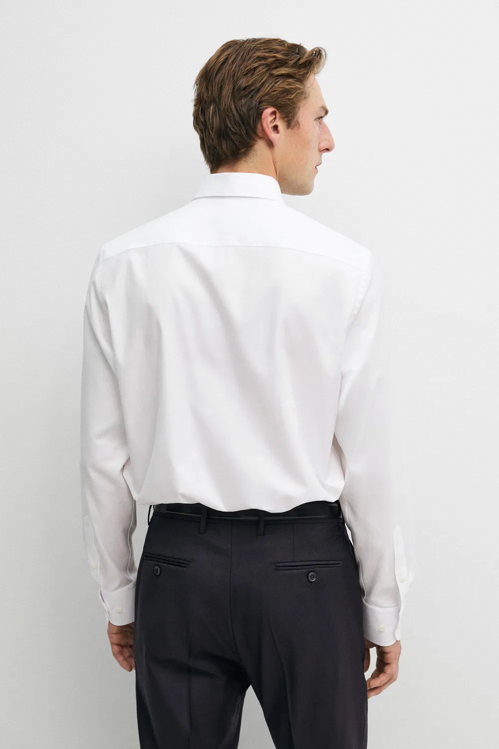 картинка Рубашка Massimo Dutti 100% Cotton Regular Fit, белый от магазина Одежда+