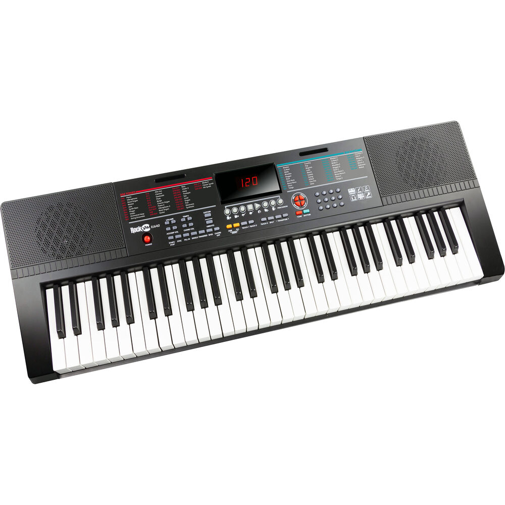 картинка RockJam RJ640 61-Key Portable Keyboard RJ640-G от магазина Одежда+