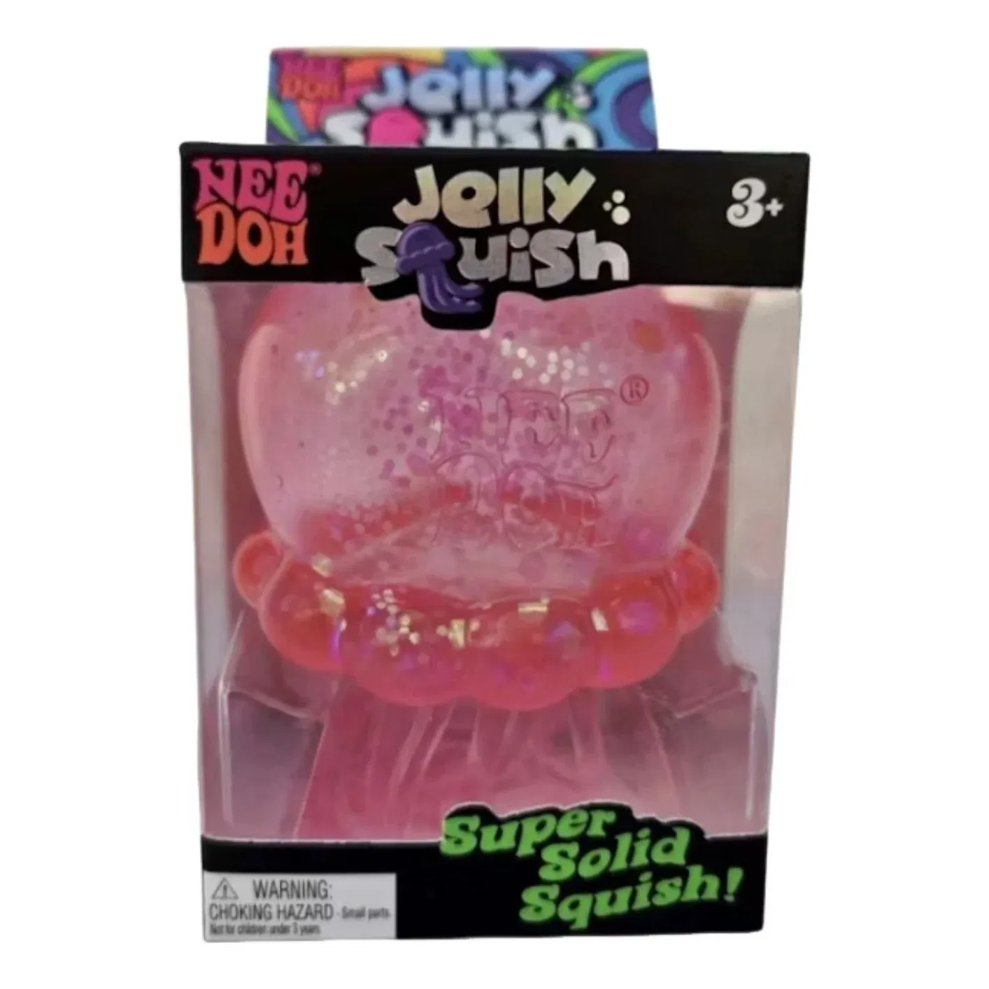 картинка Детская игрушка-антистресс для рук NeeDoh JellySquish Pink, розовый от магазина Одежда+