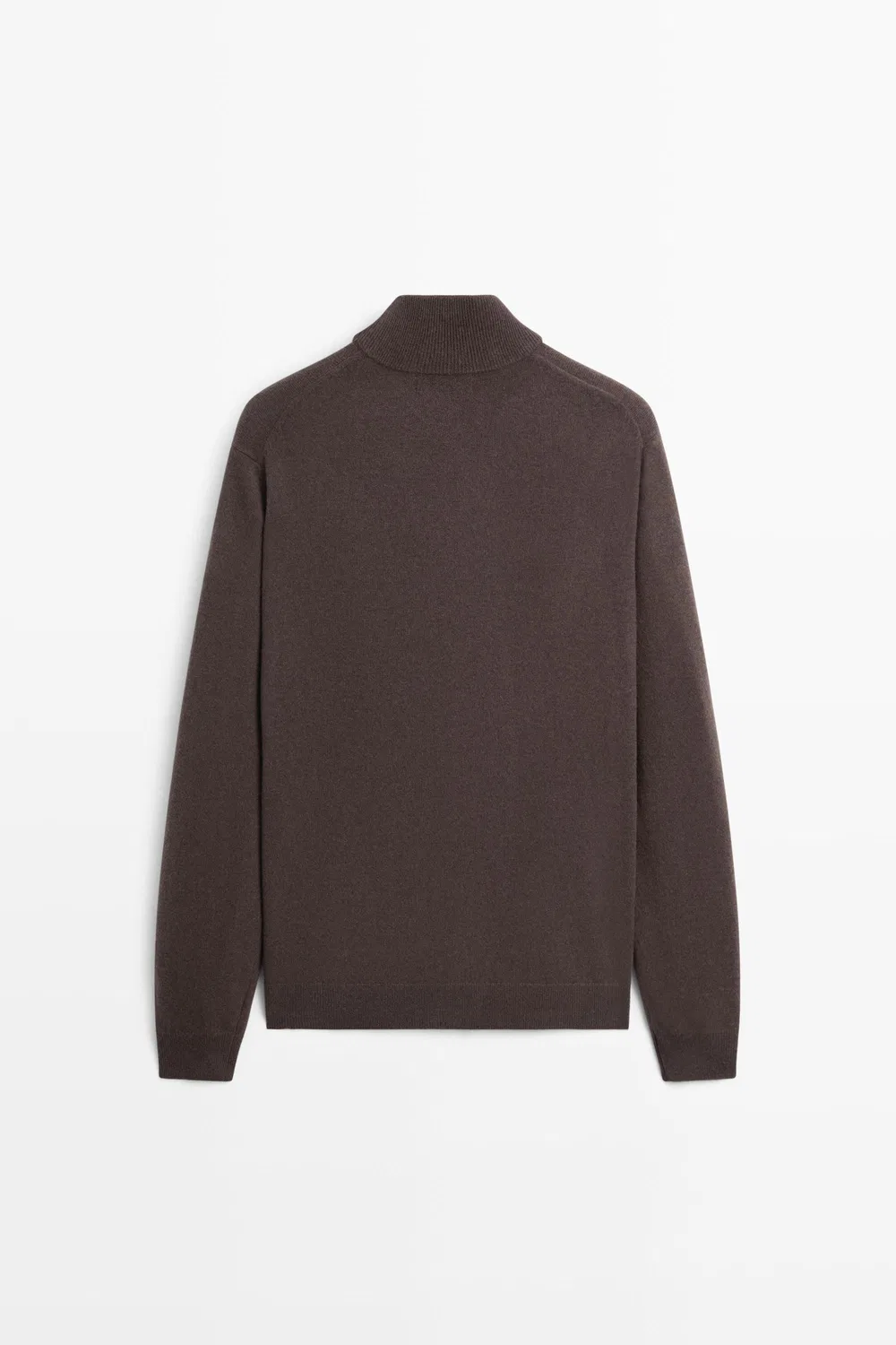 картинка Кардиган Massimo Dutti Wool Blend Zip-detail, коричневый от магазина Одежда+