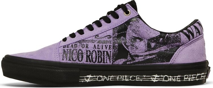 картинка Кеды Vans Old Skool One Piece x Nico Robin, фиолетовый от магазина Одежда+