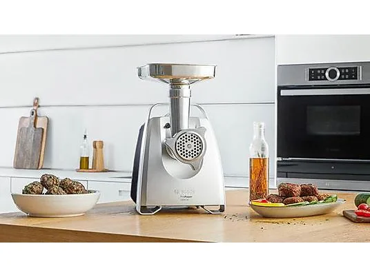 картинка Мясорубка Bosch MFW68660 2200W, серебристый/черный от магазина Одежда+