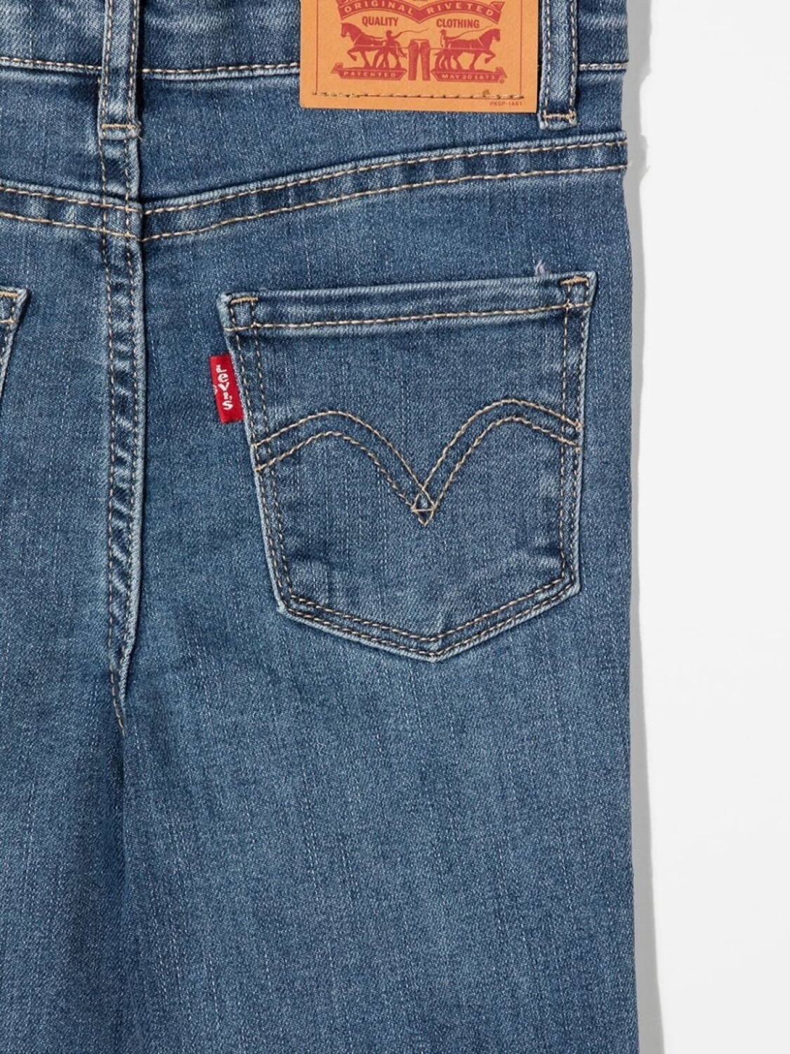 картинка Levi's Kids прямые джинсы, синий от магазина Одежда+