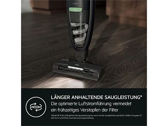картинка Вертикальный пылесос AEG CLEAN 5000 ÖKO (AS52B21OKO), черный от магазина Одежда+