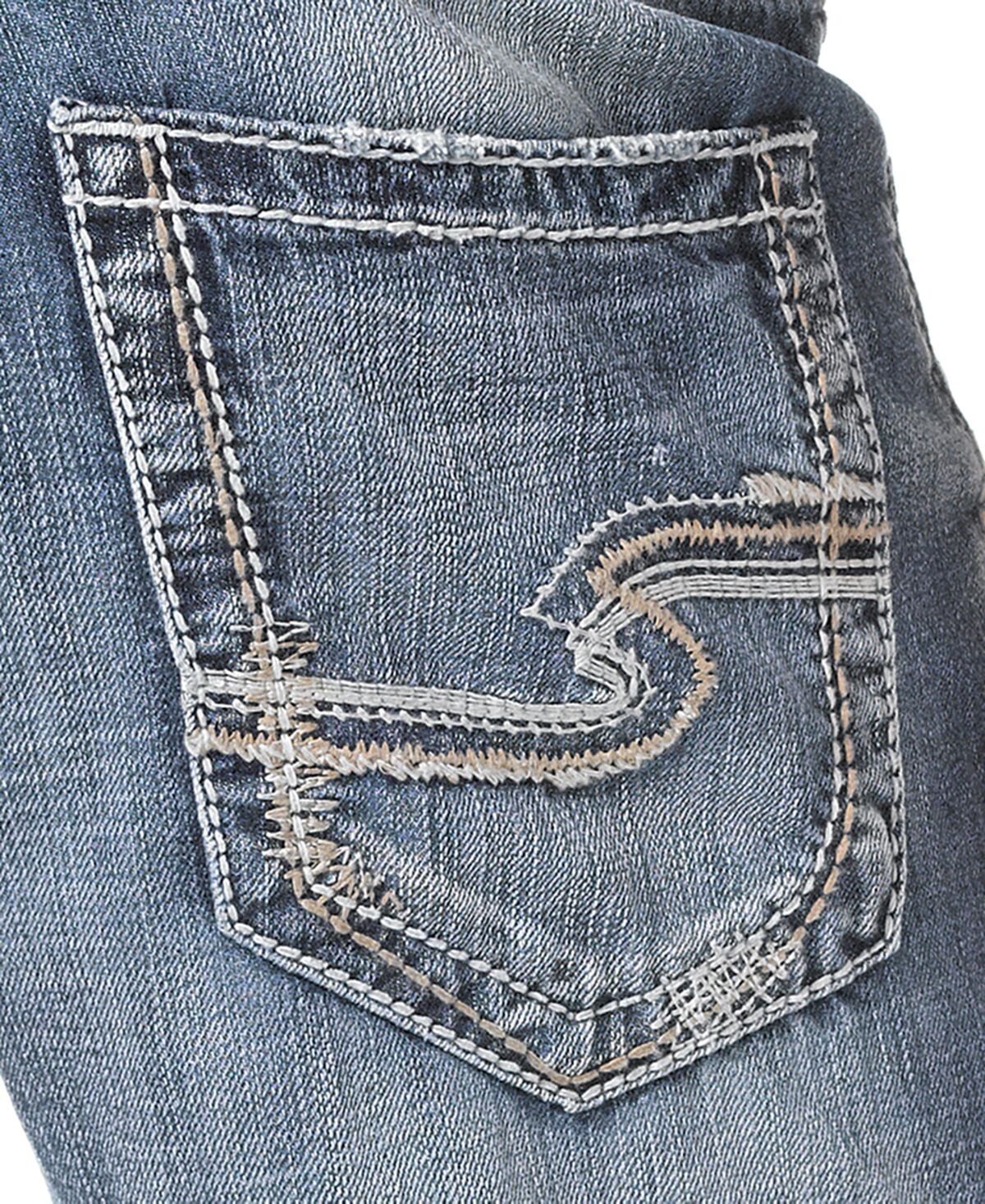 картинка Мужские прямые джинсы zac свободного кроя Silver Jeans Co., мульти от магазина Одежда+