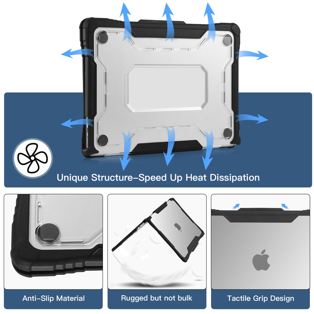 картинка Чехол для ноутбука Apple MacBook Air, 13.6", Прозрачный от магазина Одежда+