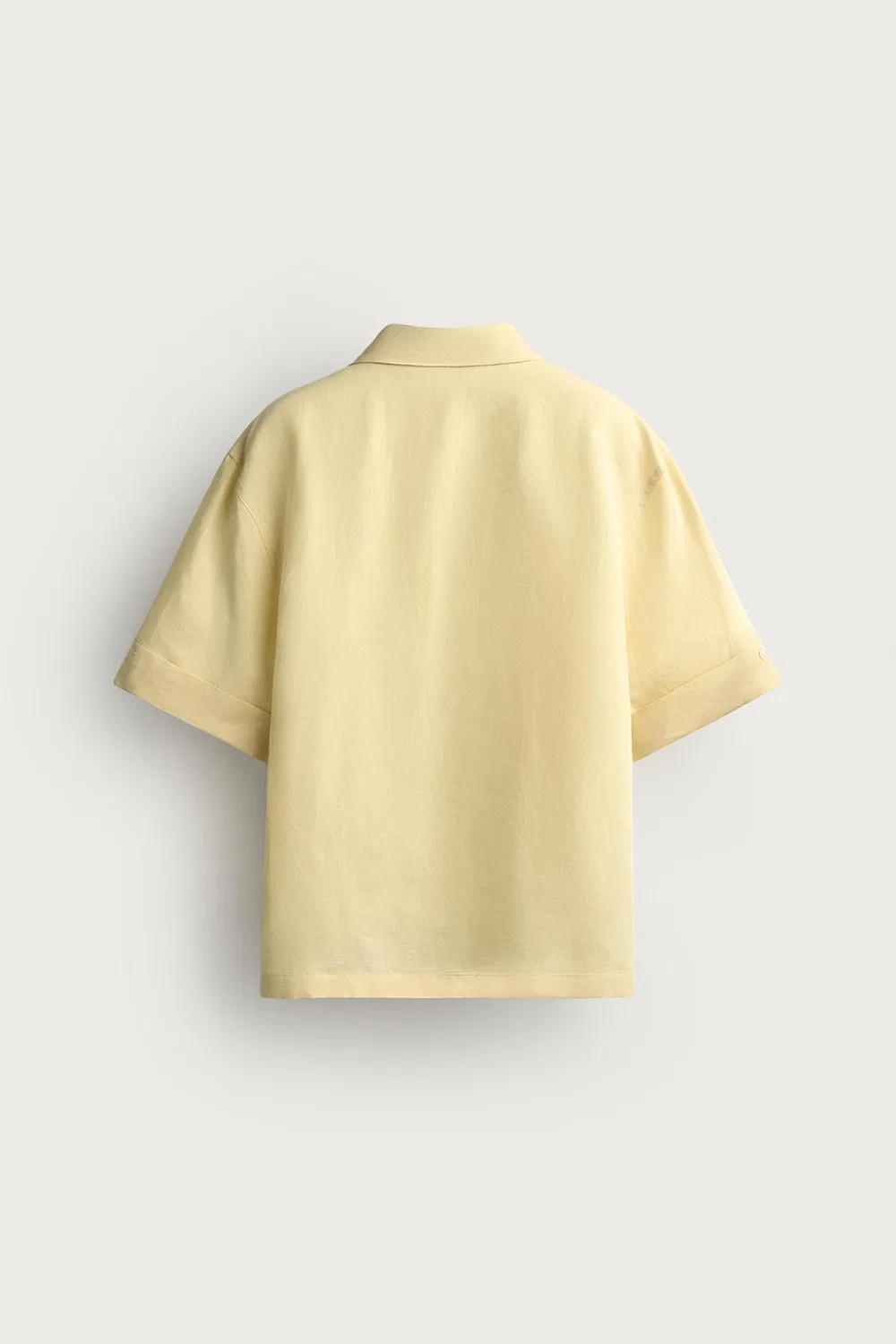 картинка Поло из хлопка и льна ZARA, Lime от магазина Одежда+