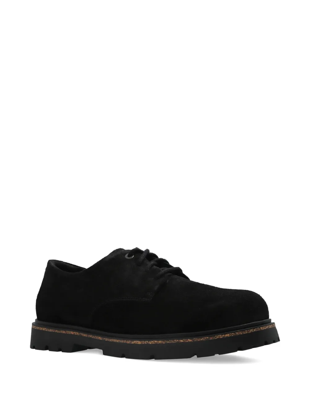 картинка Дерби из замши на шнуровке Highwood Birkenstock, черный от магазина Одежда+