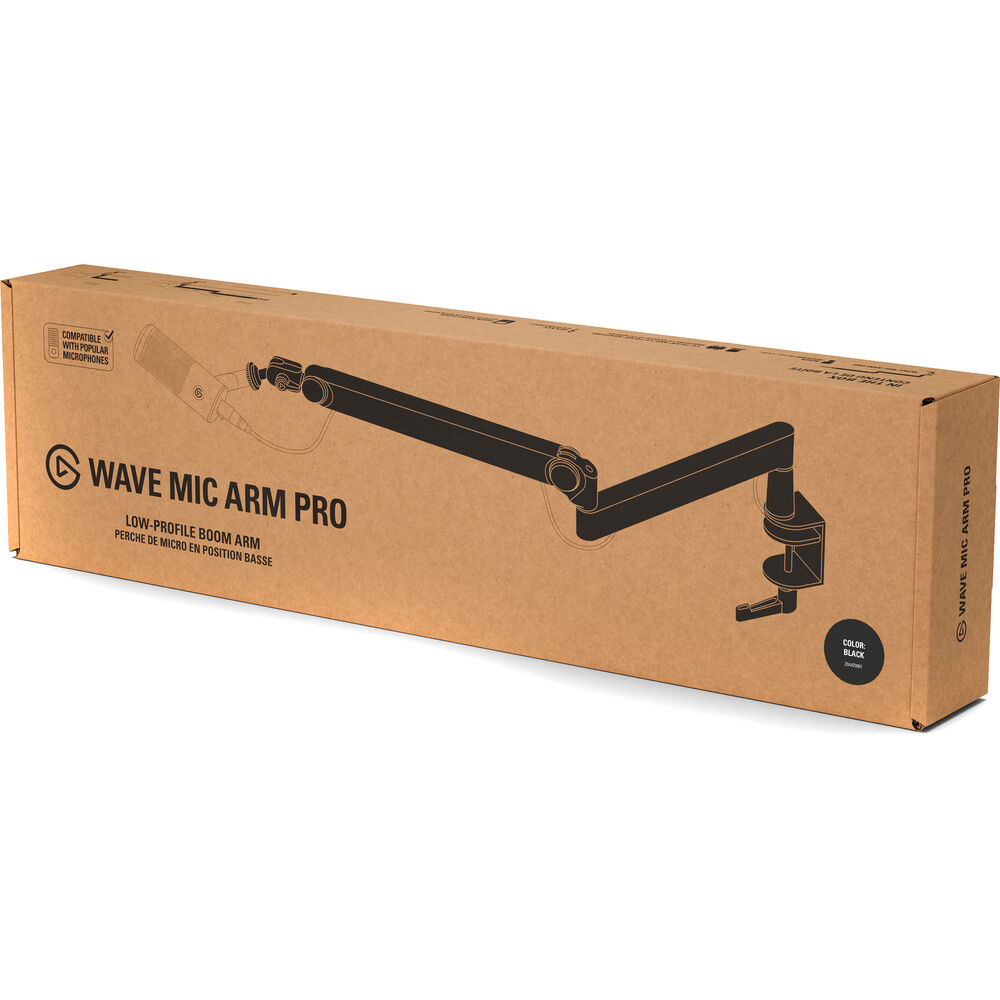 картинка Микрофонная стойка Elgato Wave Mic Arm Pro (Black) 10AAT9901 от магазина Одежда+