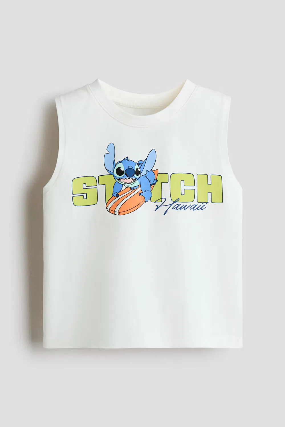 картинка Хлопковая майка с принтом H&M, Weiß/Lilo & Stitch от магазина Одежда+