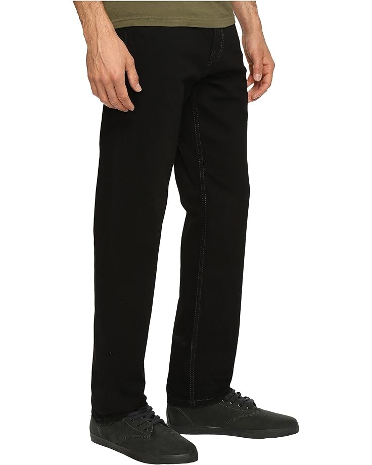картинка Джинсы Levi's Mens 502 Regular Taper Fit, черный стрейч от магазина Одежда+