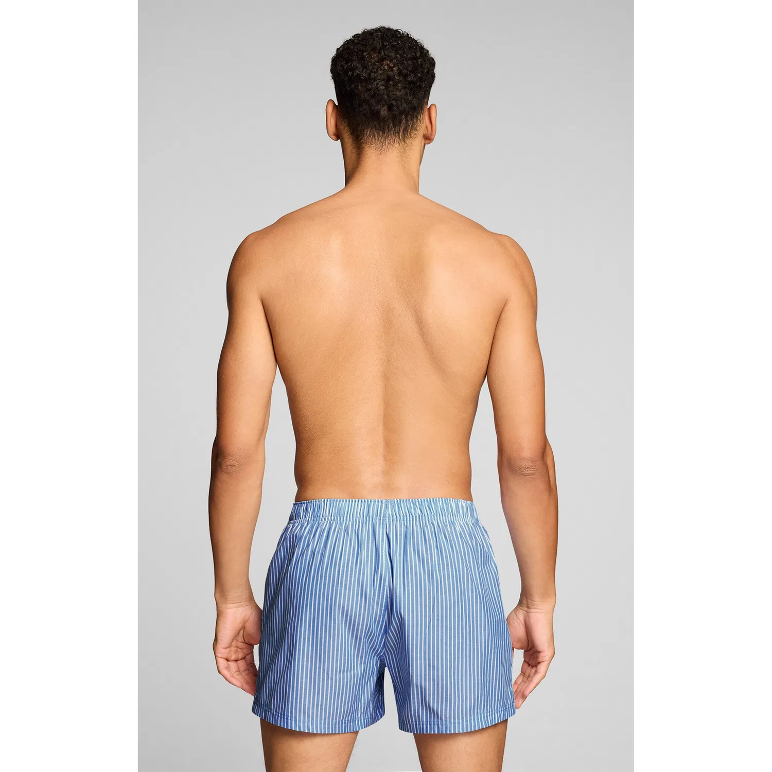 картинка Мужские боксеры с эластичным поясом Levi's, Light Blue/Navy от магазина Одежда+