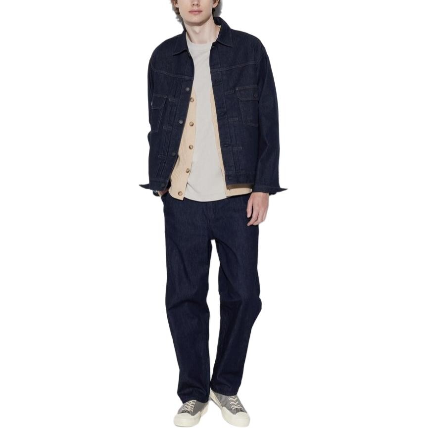 картинка Джинсовая куртка Uniqlo Unisex, 68 темно-синий от магазина Одежда+