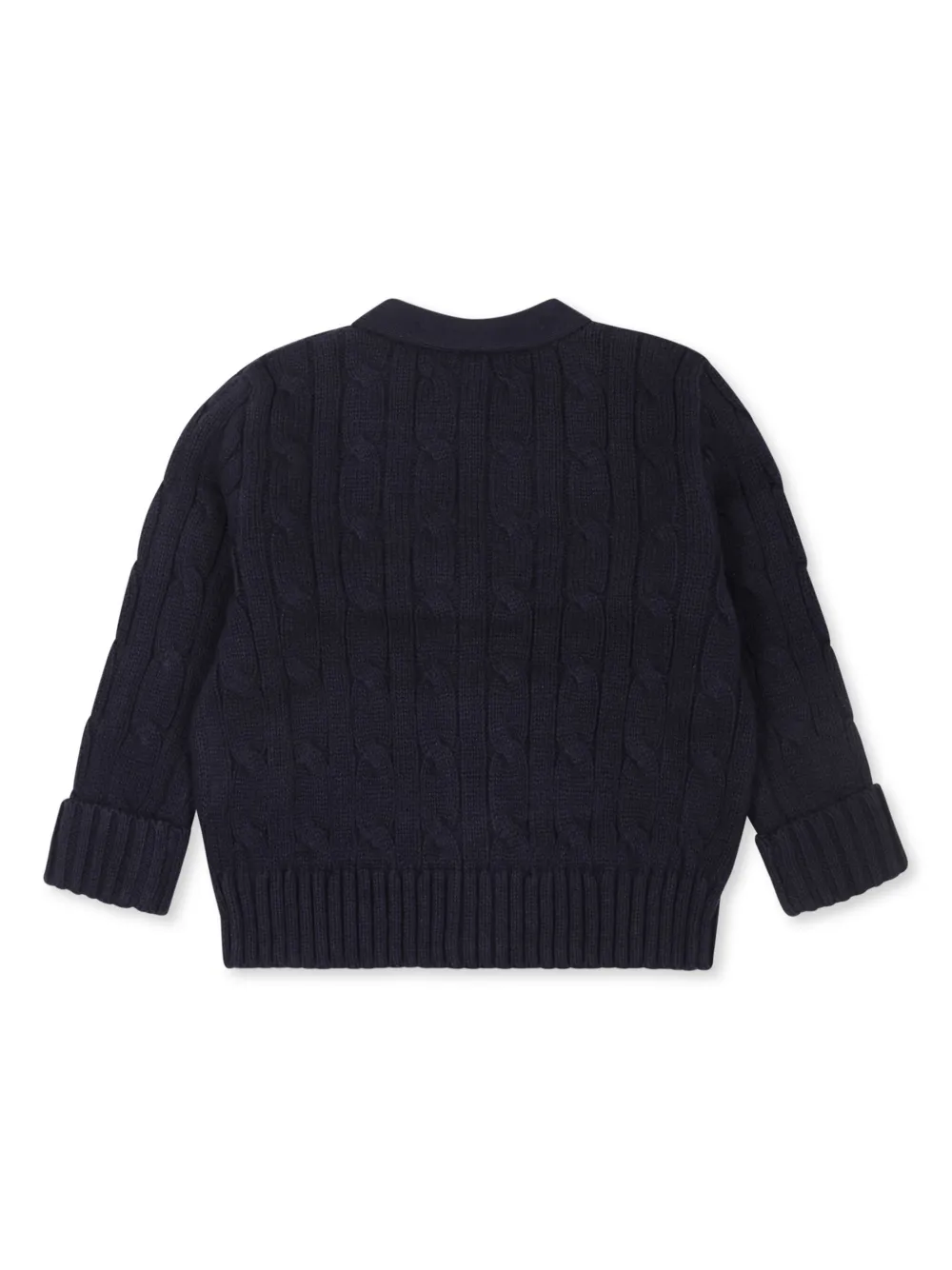 картинка Кардиган фактурной вязки POLO RALPH LAUREN KIDS, синий от магазина Одежда+